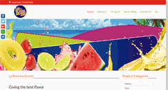 Desktop Screenshot of labrisaicecream.com